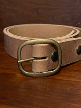 Load image into Gallery viewer, Brown Leather Belt