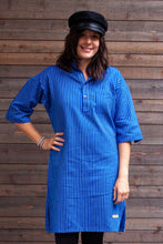 Load image into Gallery viewer, Bright Blue Solberg Cotton Tunic