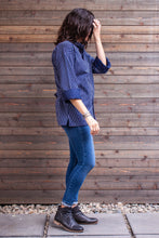 Load image into Gallery viewer, Traditional Solberg Dark Blue - cotton shirt - Button Down