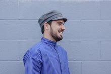 Load image into Gallery viewer, Fiddler Cap Grey Wool