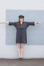 Load image into Gallery viewer, Pre-Washed Linen Tunic Black