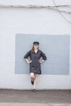 Load image into Gallery viewer, Black Leather Brim Cap