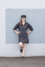 Load image into Gallery viewer, Pre-Washed Linen Tunic Black