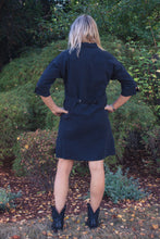 Load image into Gallery viewer, Pre-Washed Linen Tunic Black