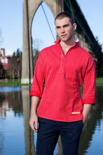 Load image into Gallery viewer, Traditional Solberg Red - cotton shirt