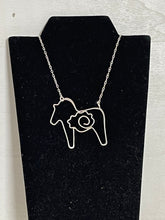 Load image into Gallery viewer, Dala horse necklace
