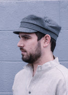 Fiddler Cap Grey Wool