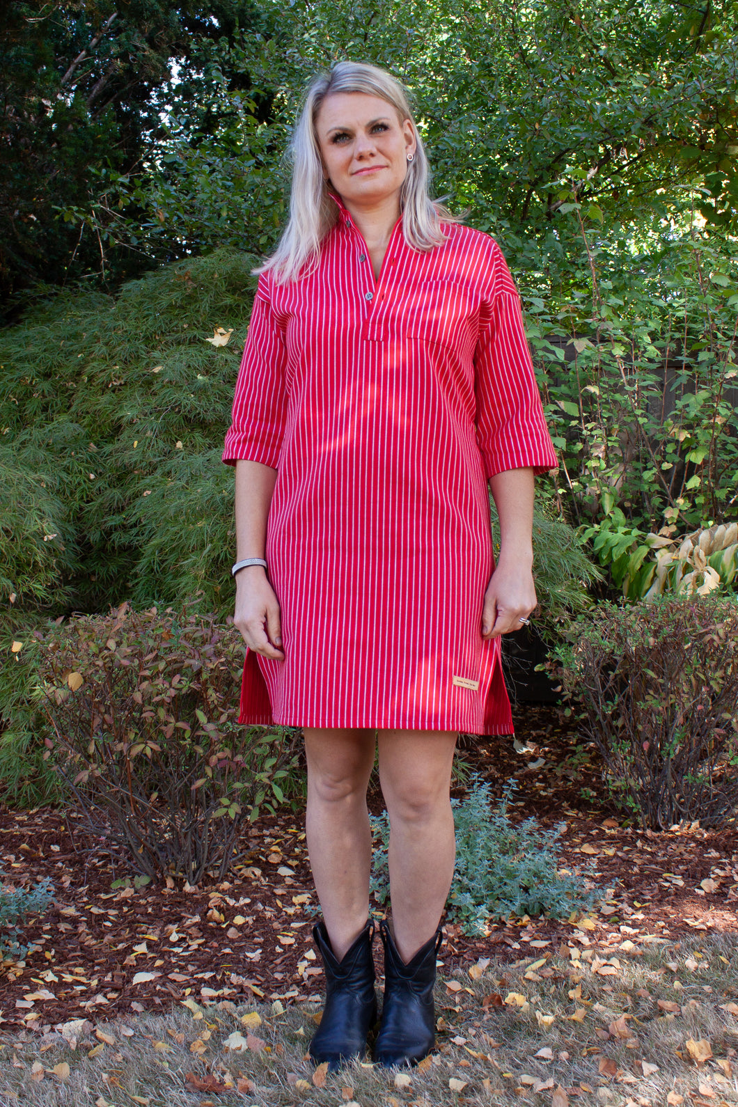 Red Solberg Cotton Tunic