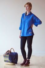 Load image into Gallery viewer, Traditional Solberg Bright Blue - cotton shirt
