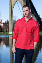 Load image into Gallery viewer, Traditional Solberg Red - cotton shirt
