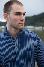 Load image into Gallery viewer, Traditional Solberg Dark Blue - cotton shirt
